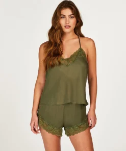 Online Shorts Satin Vrouwen Pyjama'S