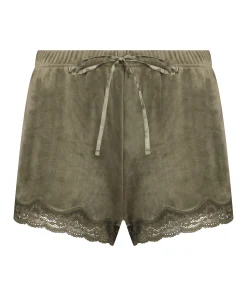 Cheap Shorts Velours Lace Vrouwen Pyjama'S