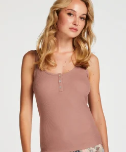 Cheap Singlet Henley Vrouwen Pyjama'S