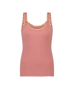 New Singlet Rib Lace Vrouwen Pyjama'S