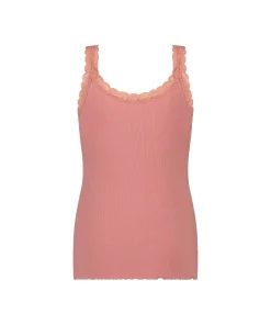 New Singlet Rib Lace Vrouwen Pyjama'S
