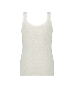 Best Singlet Rib Lace Vrouwen Pyjama'S