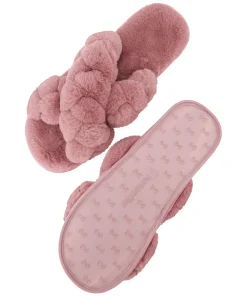 Cheap Slippers Fake Fur Vrouwen Pantoffels