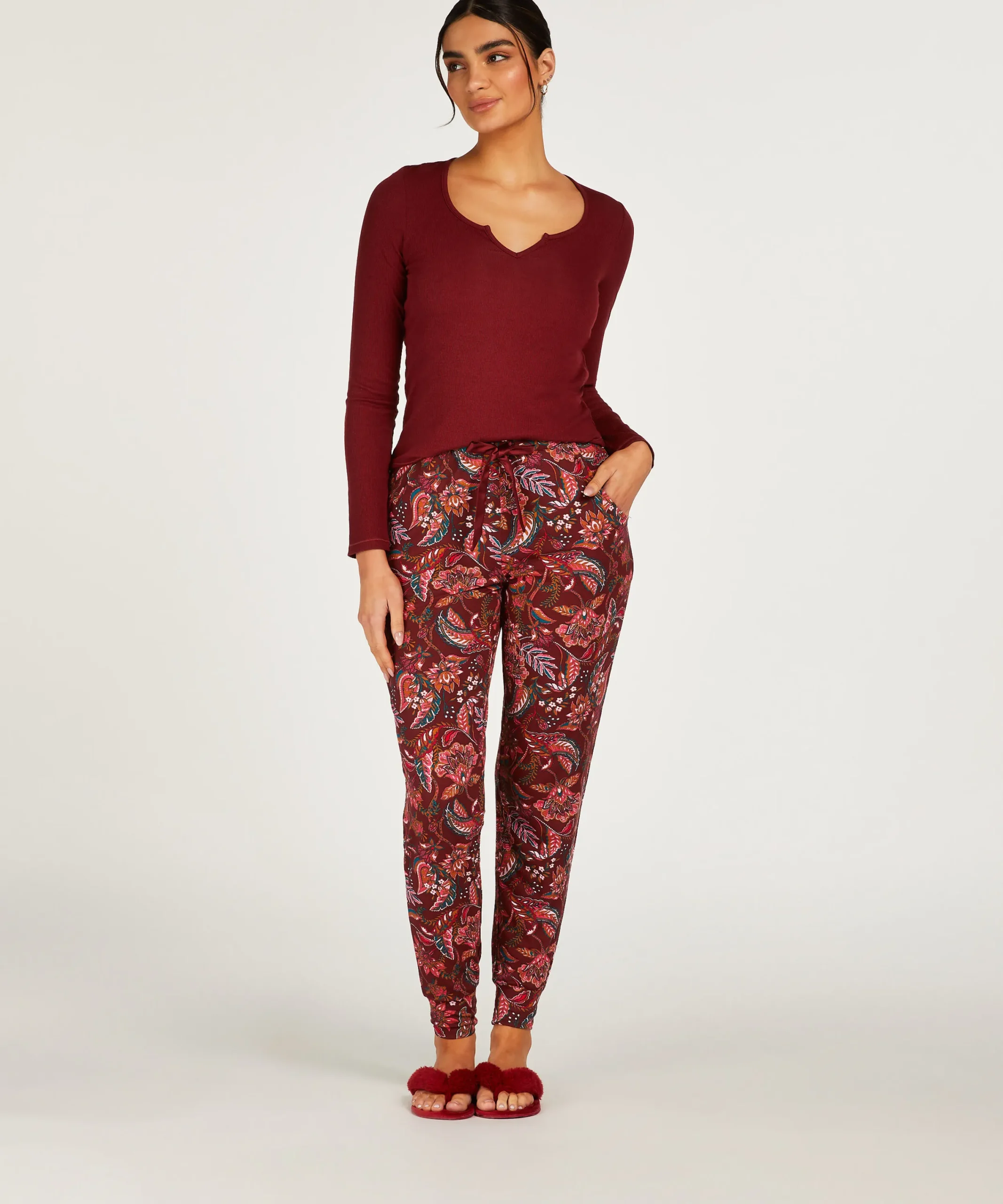 Best Tall Pyjamabroek Jersey Vrouwen Pyjama'S