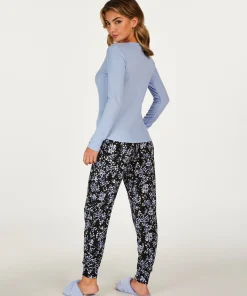Store Tall Pyjamabroek Painted Leopard Vrouwen Pyjama'S
