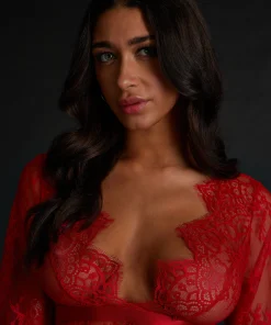 Online Top Allover Lace Vrouwen Pyjama'S