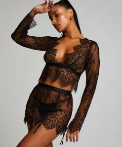 Outlet Top Allover Lace Vrouwen Pyjama'S