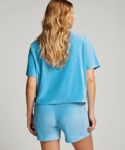 Discount Top Rib Velours Vrouwen Pyjama'S