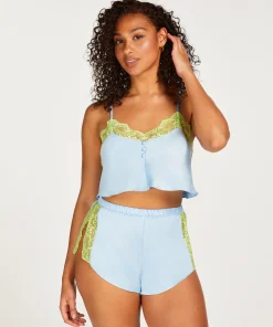 Online Top Satin Lace Vrouwen Pyjama'S