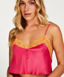 Outlet Top Satin Lace Vrouwen Pyjama'S