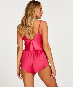 Outlet Top Satin Lace Vrouwen Pyjama'S
