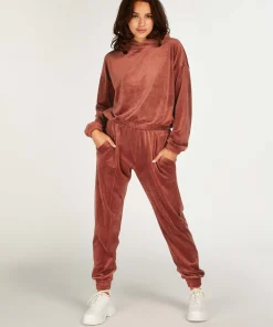 Fashion Top Velours Vrouwen Pyjama'S