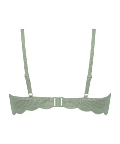 Online Voorgevormde Beugel Bikinitop Scallop Vrouwen Bikini'S