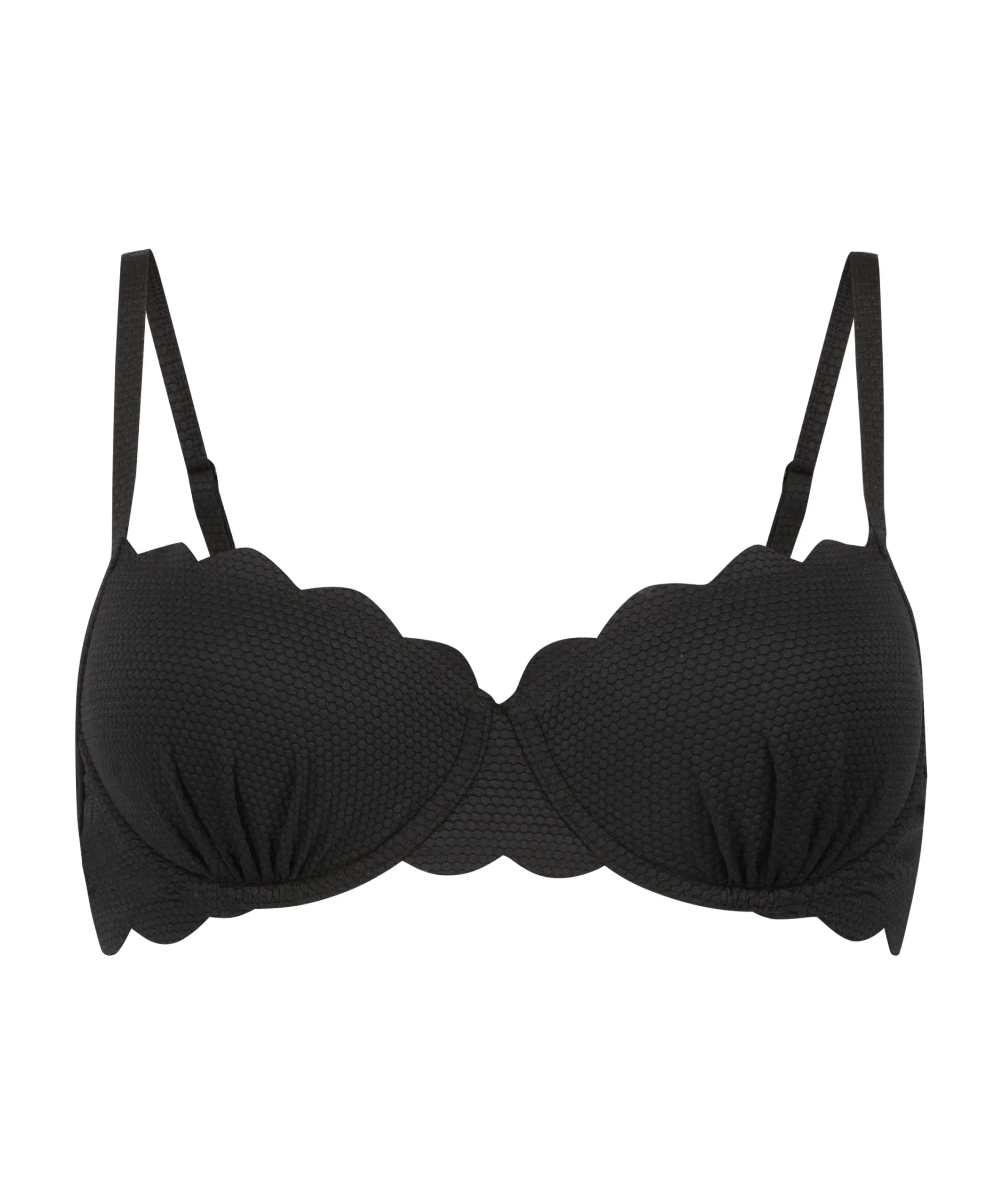 Clearance Voorgevormde Beugel Bikinitop Scallop Vrouwen Bikini'S