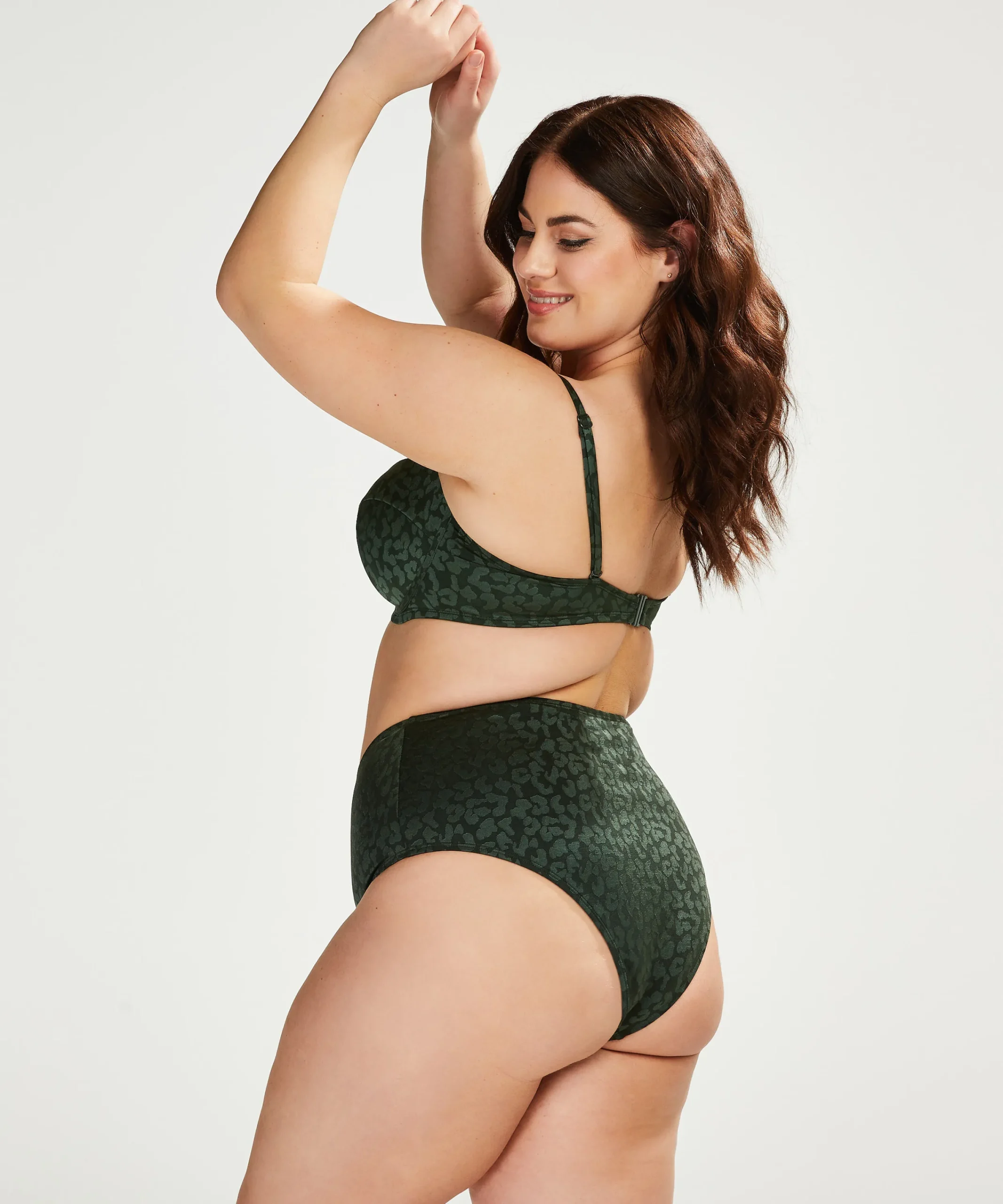 Clearance Voorgevormde Beugel Bikinitop Tonal Leo Cup E + Vrouwen Bikini'S