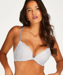 Cheap Voorgevormde Push-Up Beugel Bh Marine Vrouwen Push-Up & Maximizer Bh'S