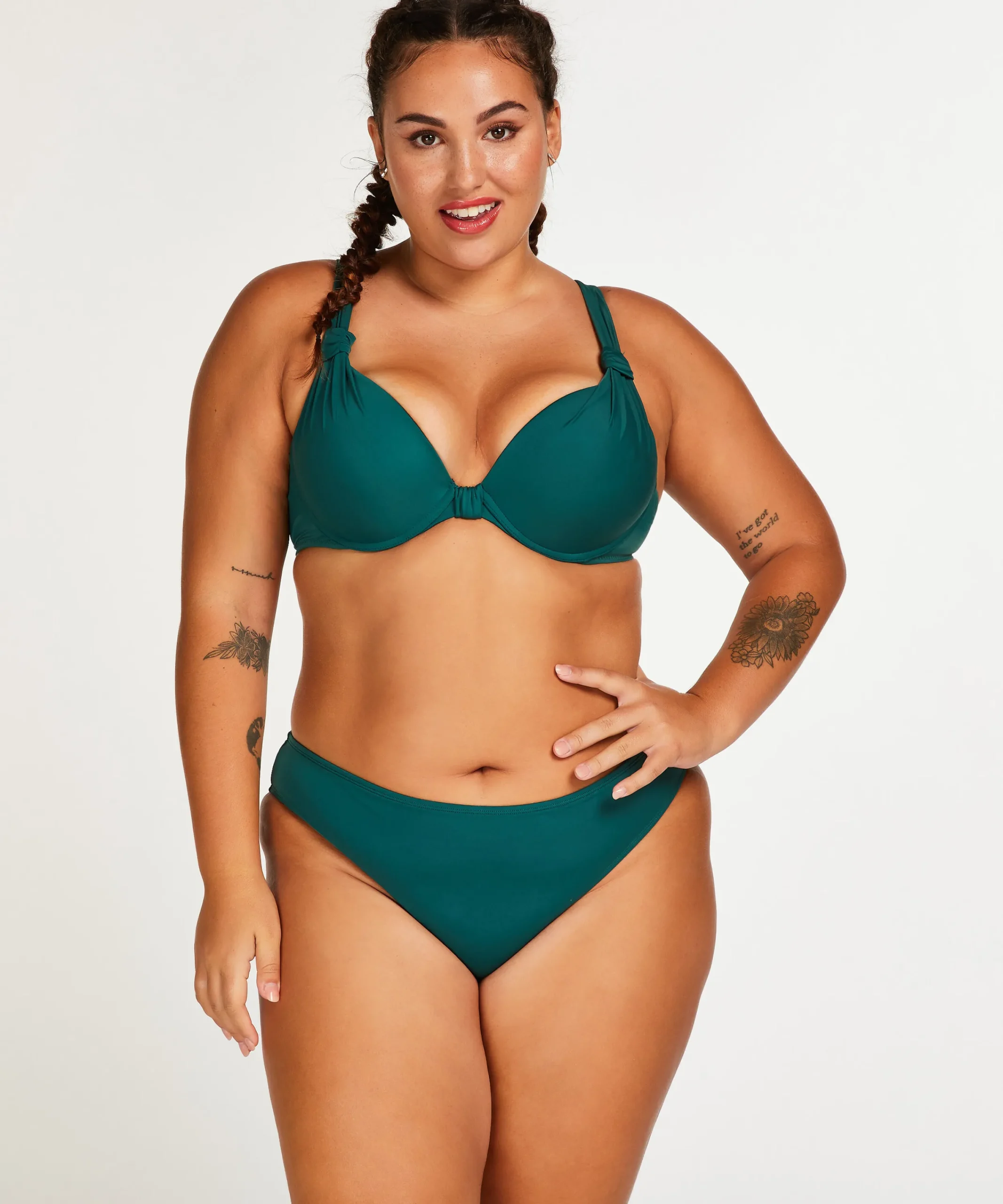Discount Voorgevormde Push-Up Beugel Bikinitop Luxe Cup A - E Vrouwen Bikini'S