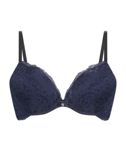 Outlet Voorgevormde Push-Up Beugel Bh Marine Vrouwen Push-Up & Maximizer Bh'S