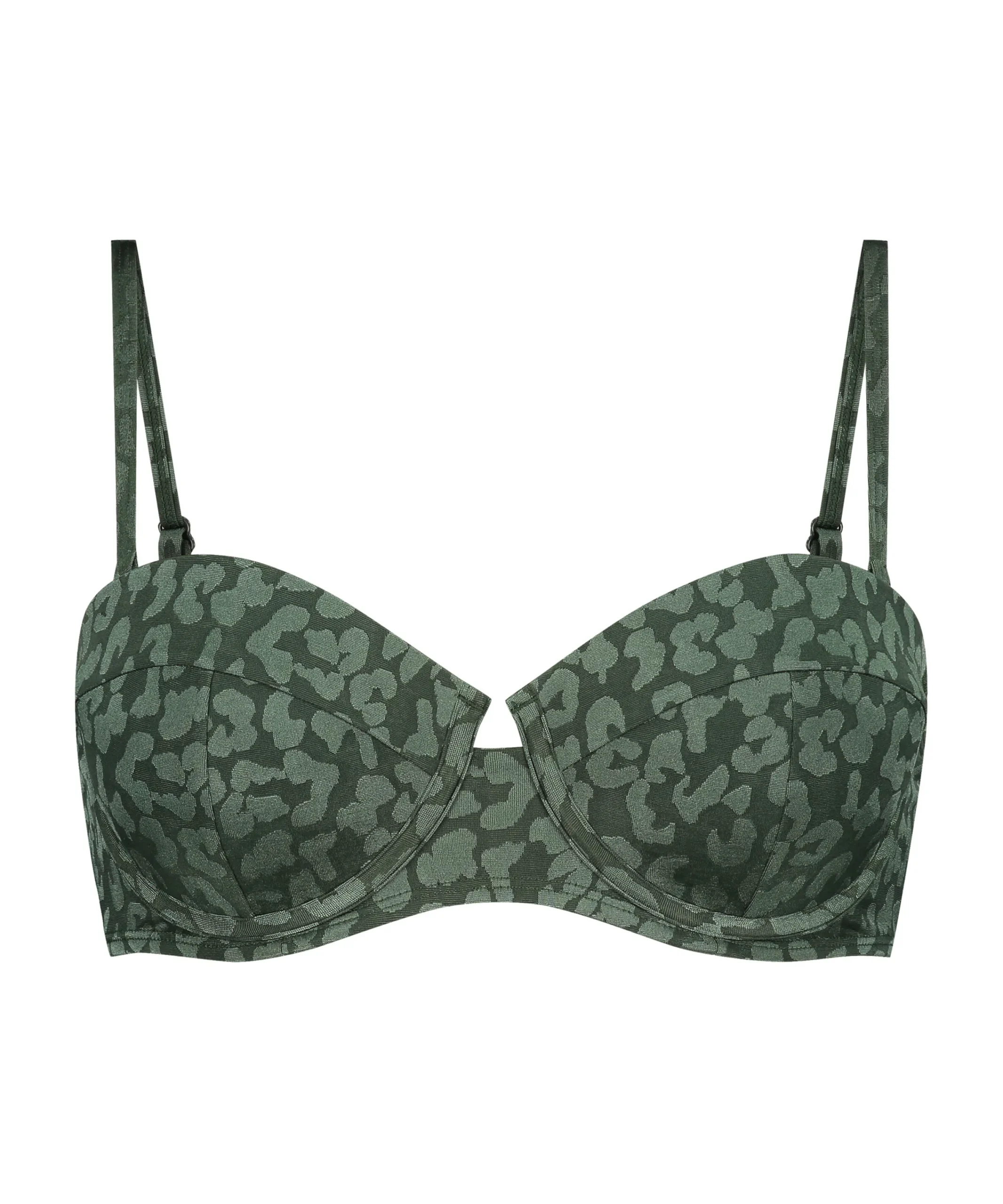 Discount Voorgevormde Push-Up Beugel Bikinitop Tonal Leo Cup A - E Vrouwen Bikini'S