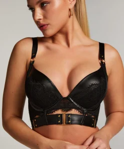 Fashion Voorgevormde Push-Up Longline Beugel Bh Occult Vrouwen Push-Up & Maximizer Bh'S