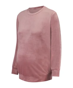 Best Sale Zwangerschapstop Velours Vrouwen Pyjama'S